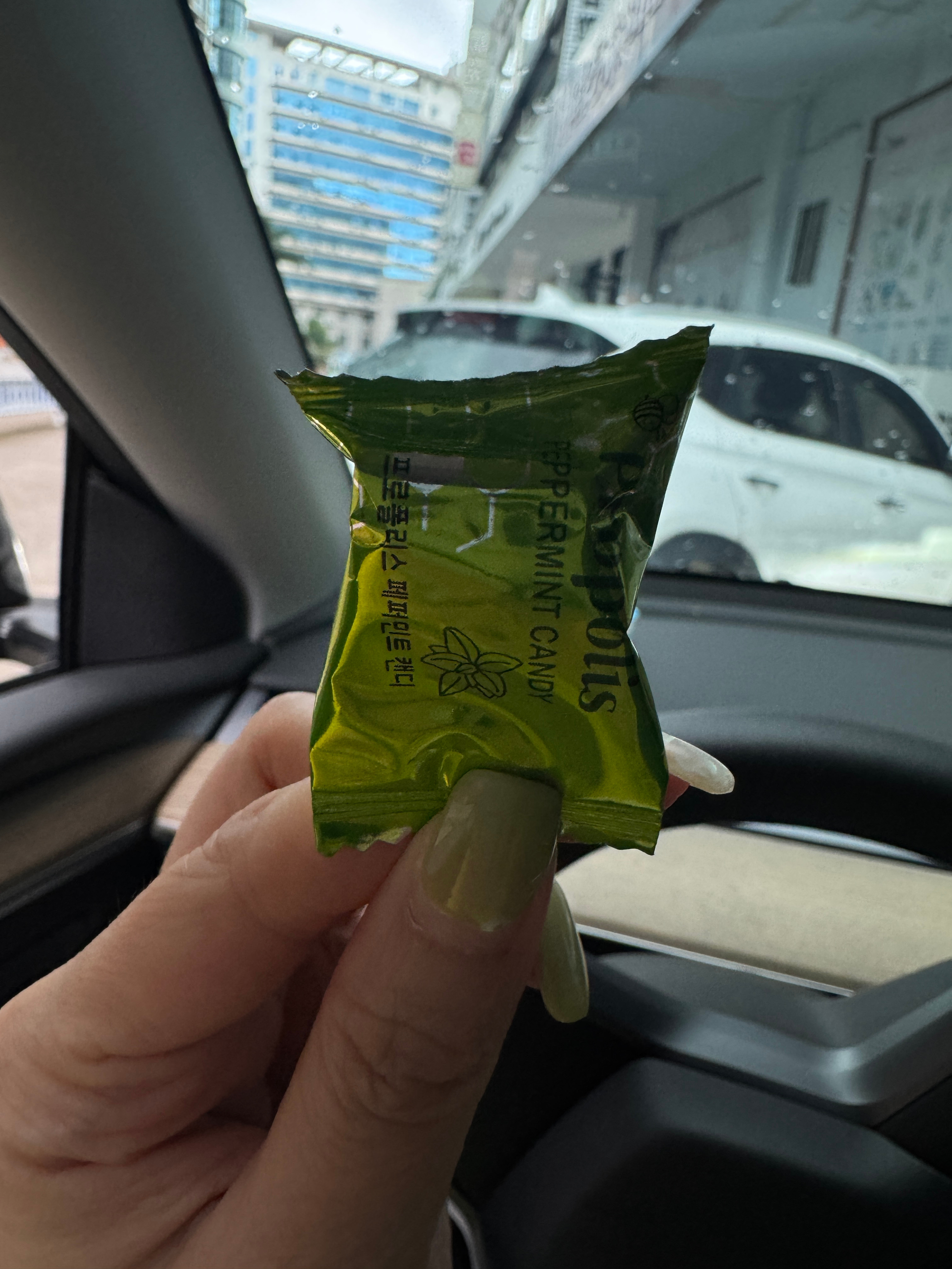 我家少爷是懂老母亲的心，喜欢绿色！去韩国给我买的三个礼物都是绿色！我昨天晚上才发