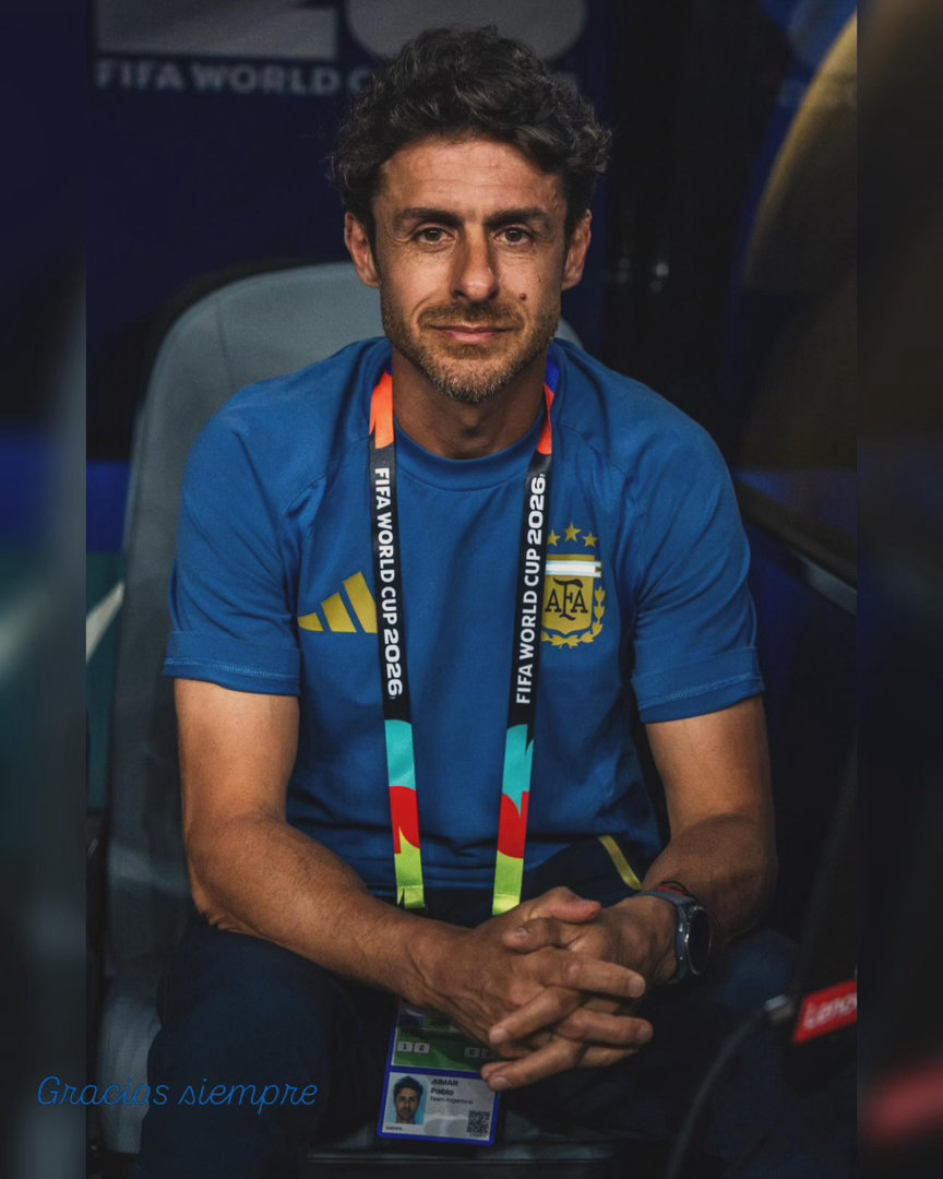 😍教练席上的艾马尔🇦🇷艾马尔2026美加墨世界杯阿根廷教练
