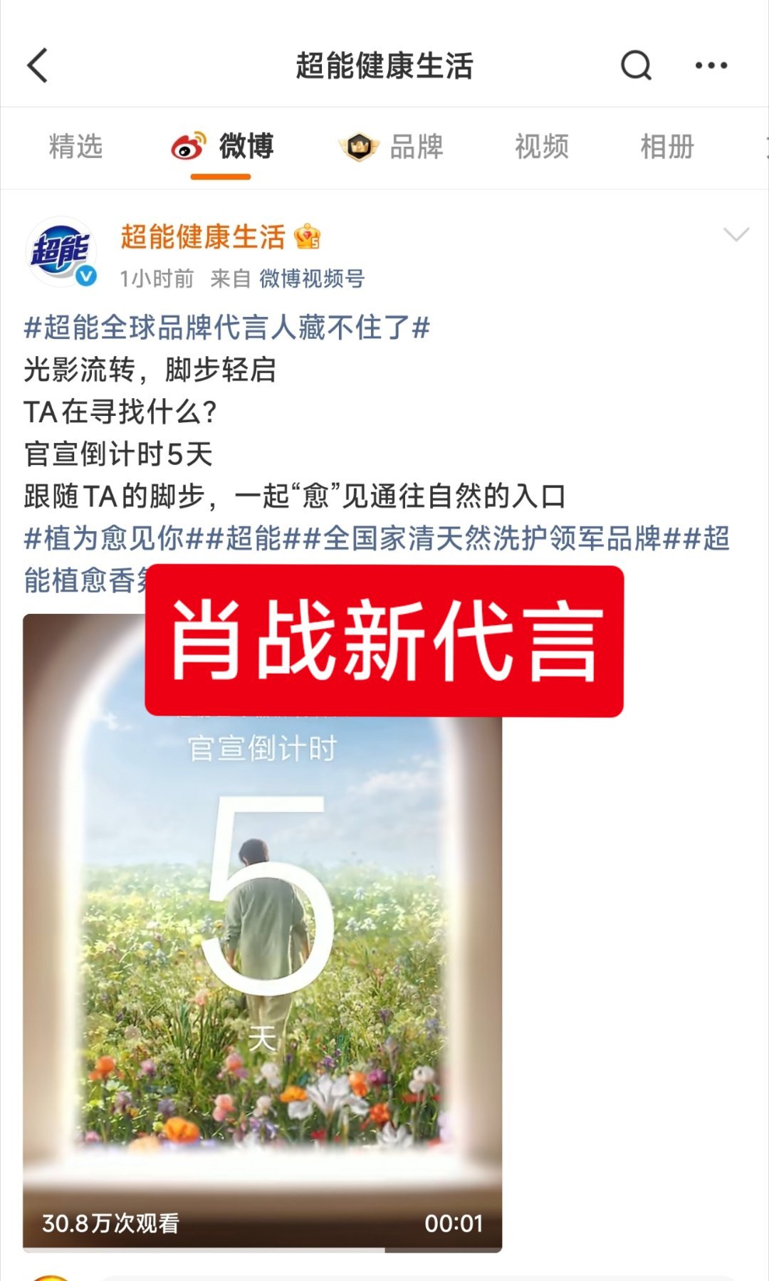 超能把孙俪娘娘升为全球代言人，才宣新代言，品牌还算有点儿B数，要不剧粉会把他骂成