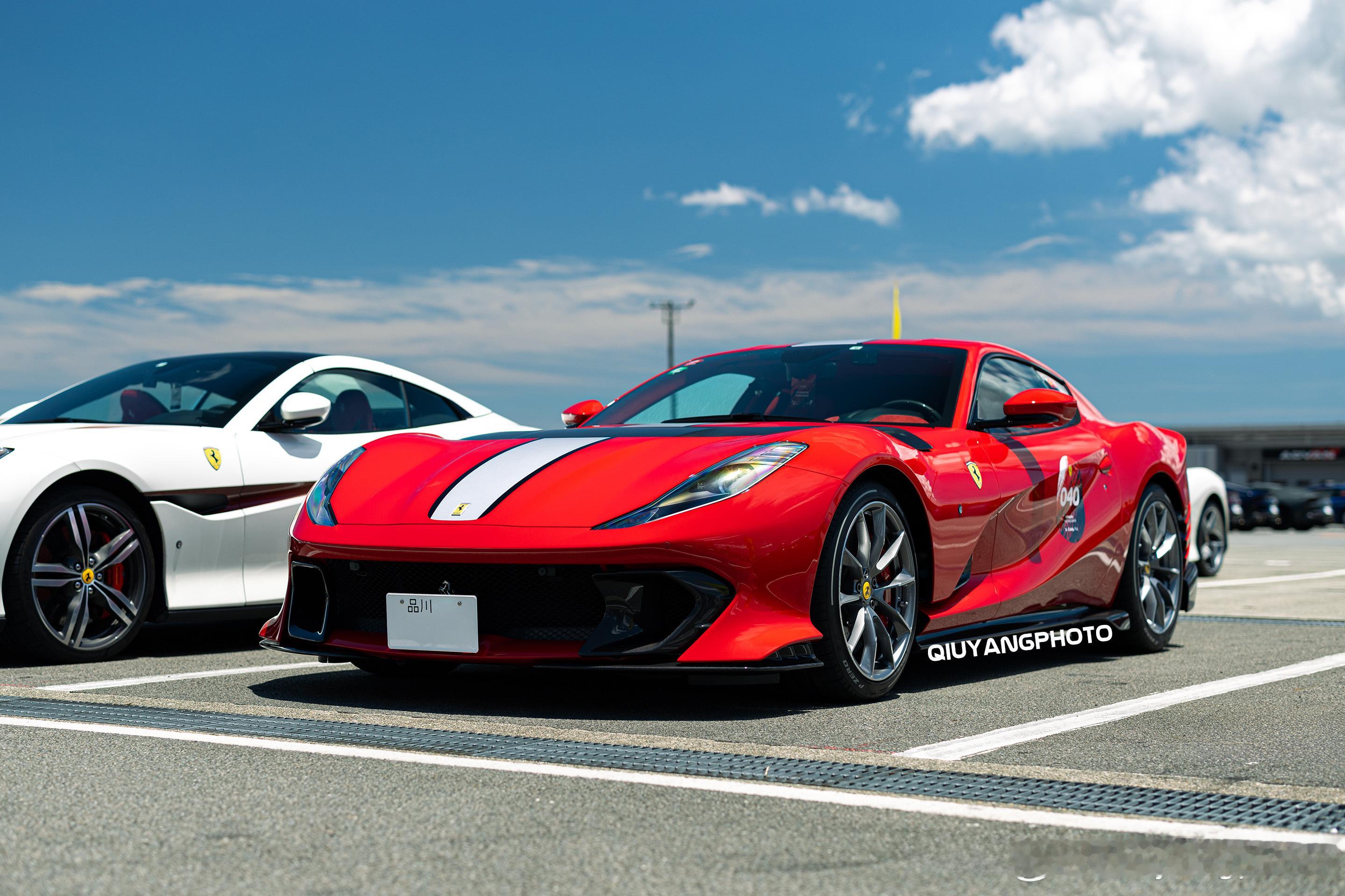 Ferrari 812 Competizione #cars01豪车拍# 红外红