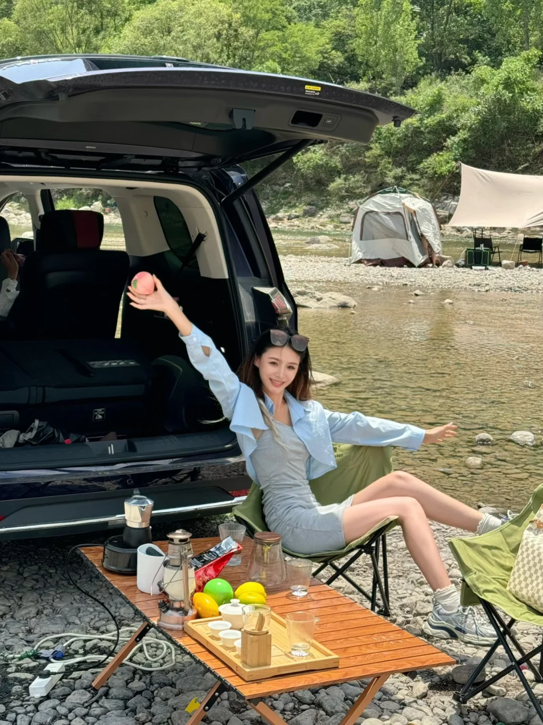 自驾游⛺️开插混的七座商务出行也太舒适了吧