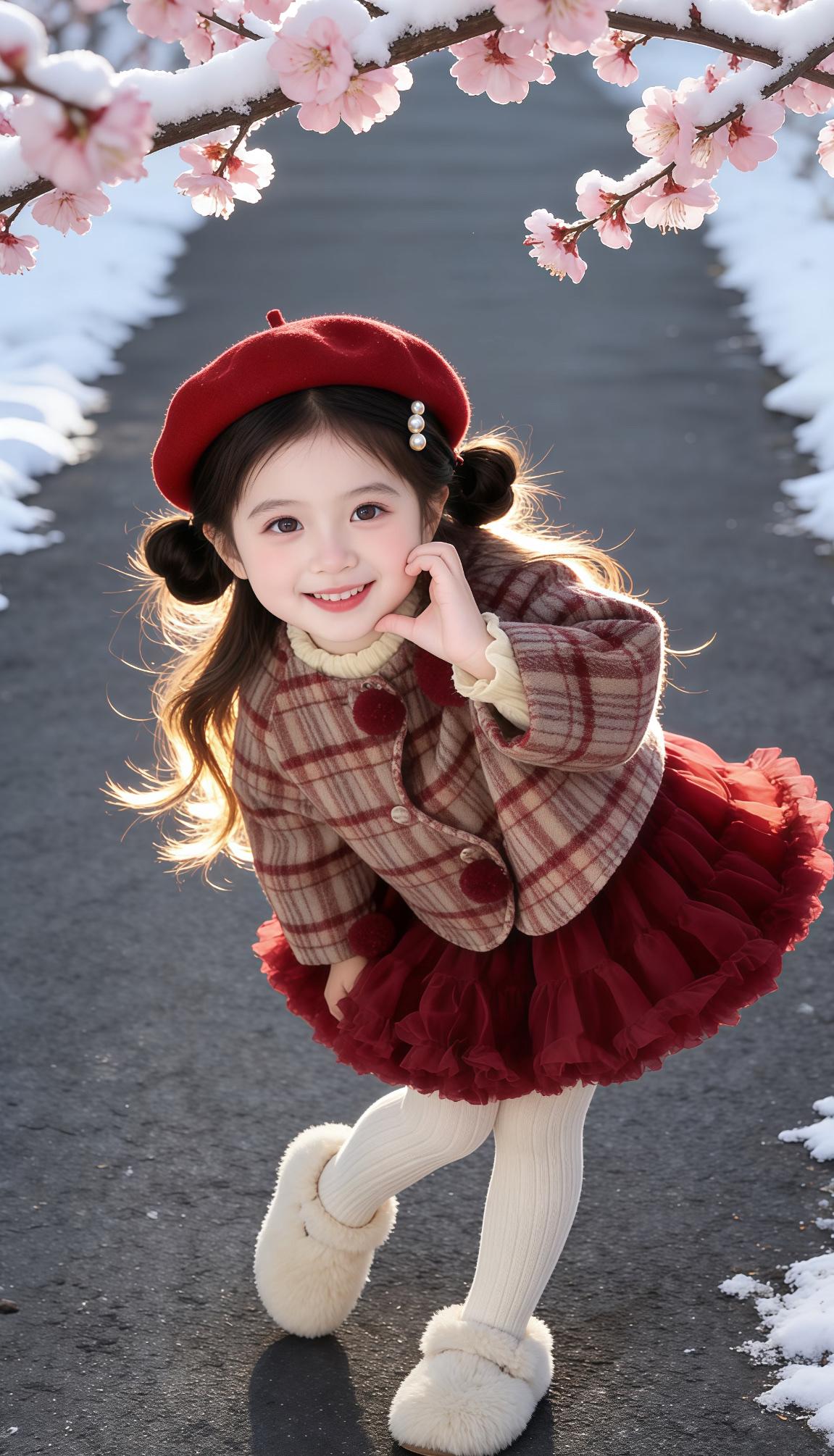 分享我这周有趣的事：带6岁闺女去挑新年衣服，逛了好几家店，她扒拉着小裙子小外套看