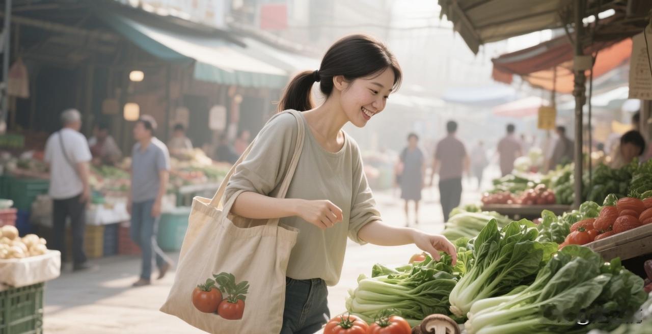 今日收入69元，看看如何买菜！

下班顺路去菜市场，想着用今日69元收入解决未来