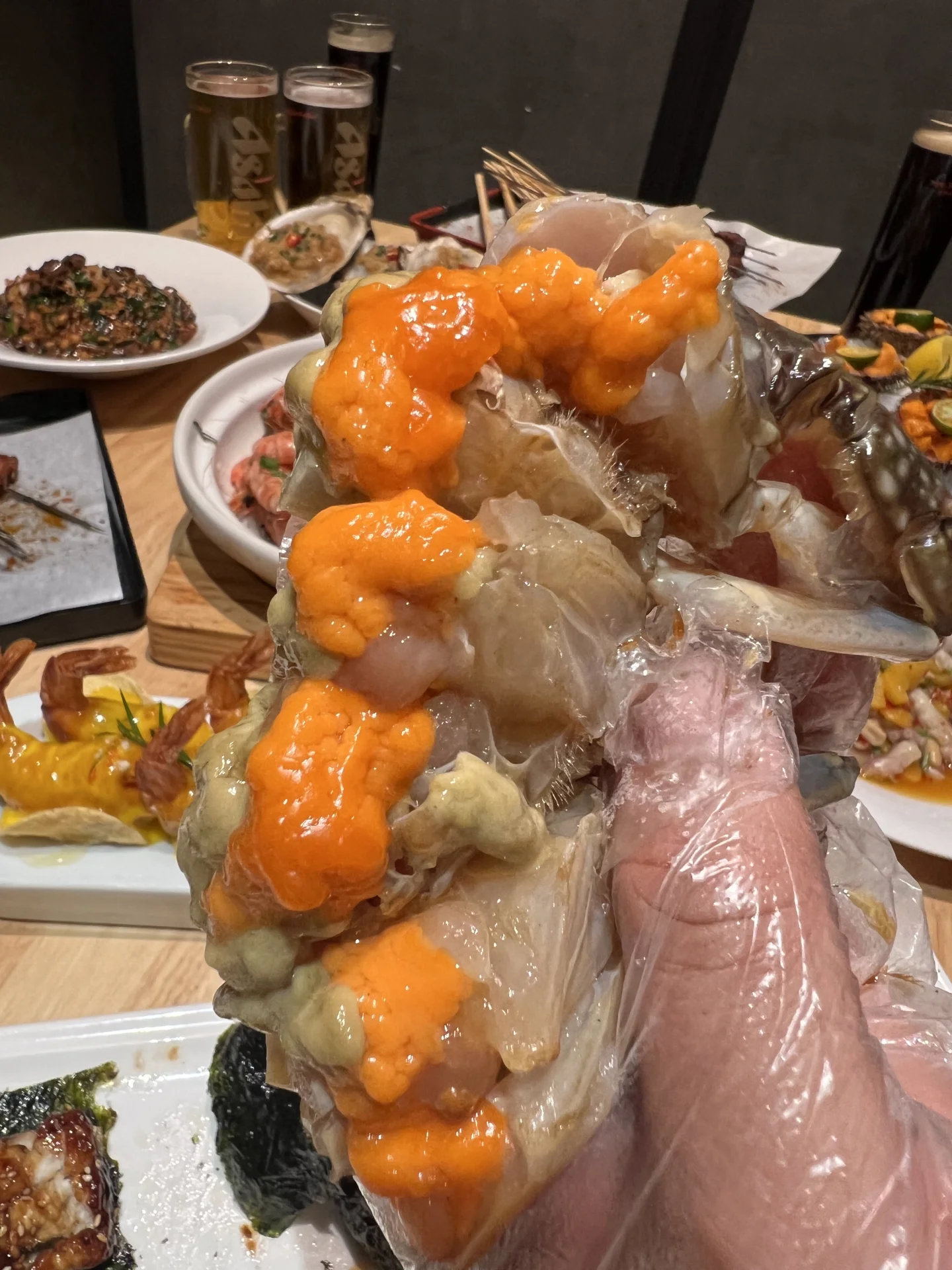 大连的，文艺范海鲜烧烤创意餐厅，巨好吃。。