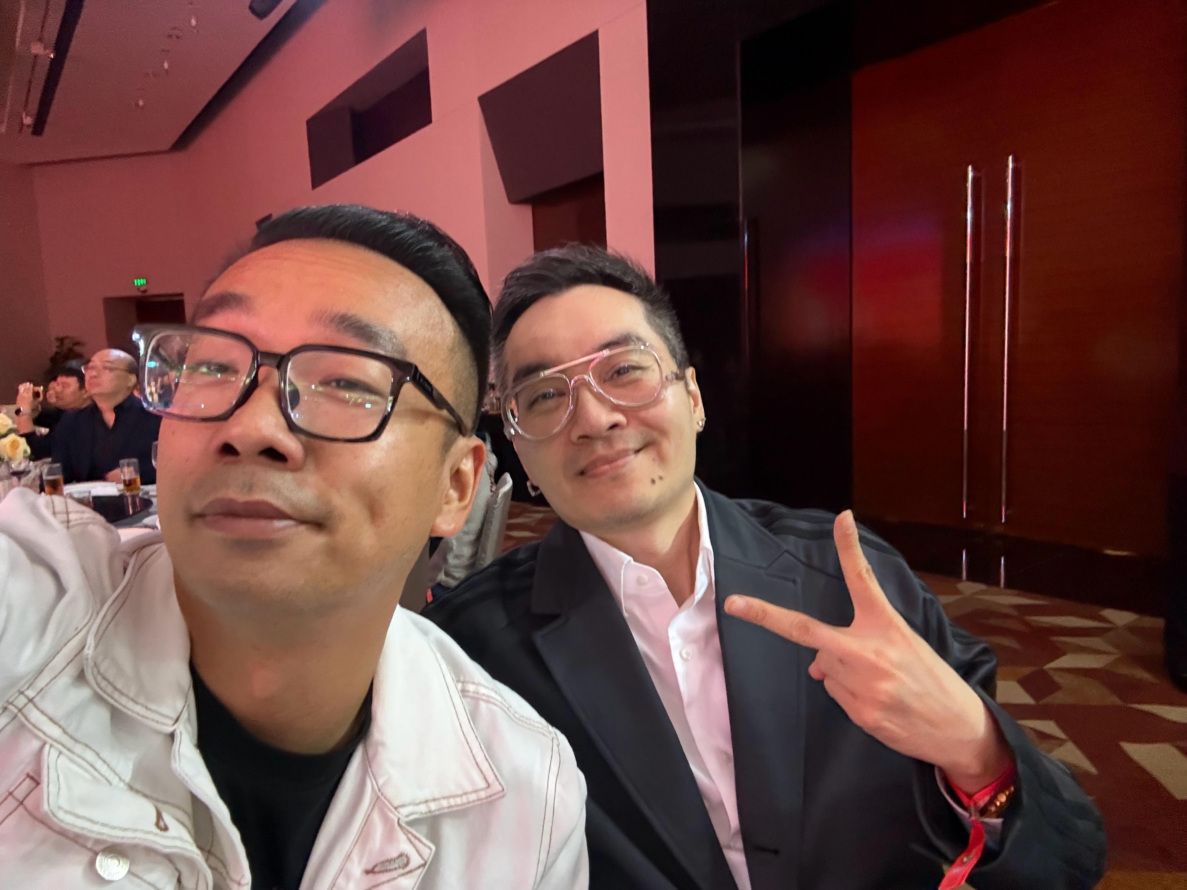 今晚坐颁奖席，谢谢广州国际美食节的认可