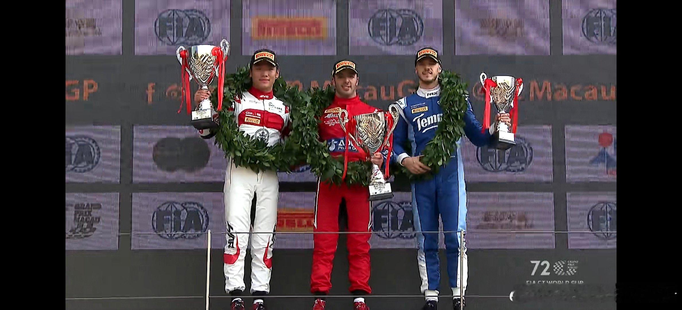 恭喜法拉利！恭喜叶一飞！  今日表现非常出色法拉利包揽一二 