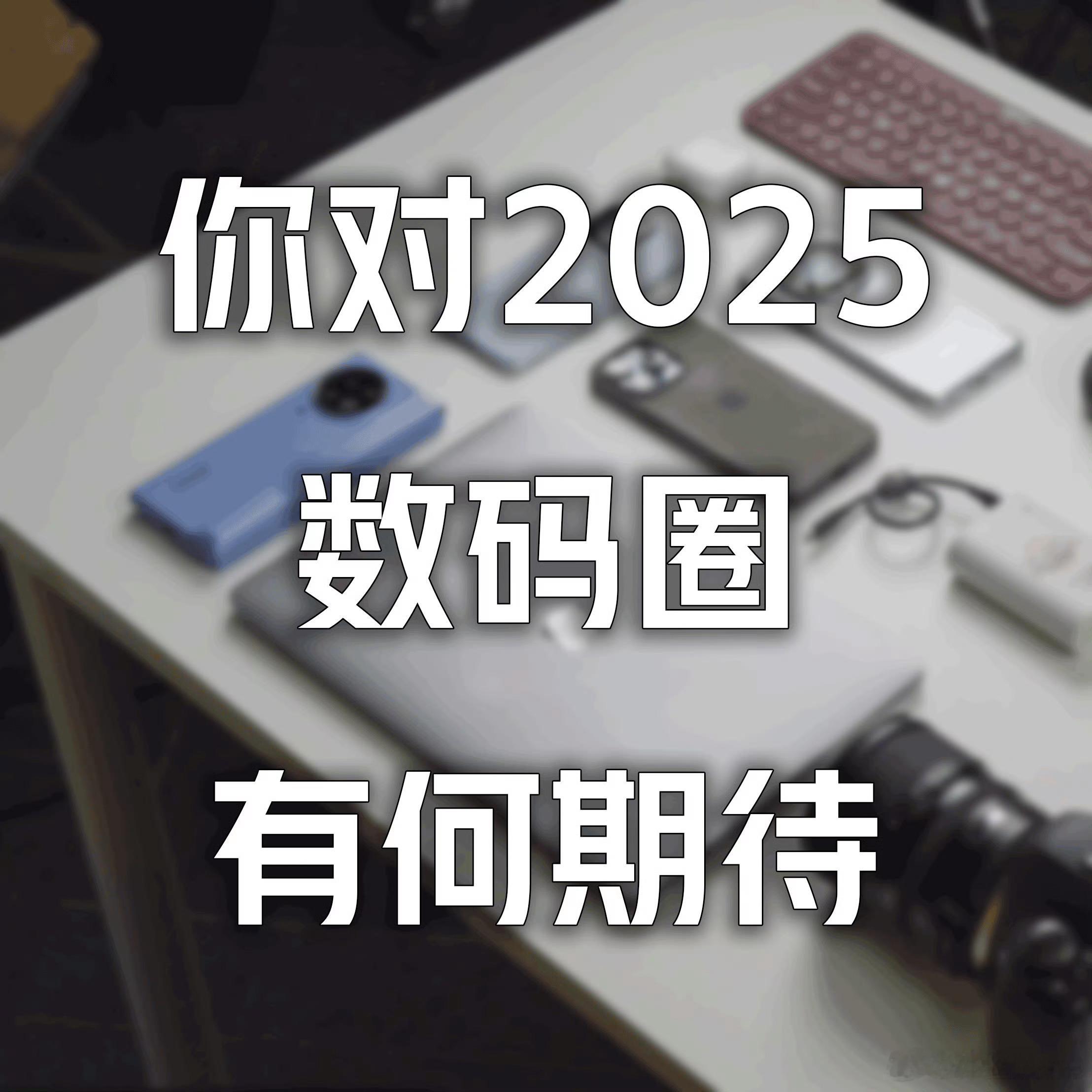 你对2025数码圈有何期待 做出差异化。产品定义的差异化。同质化就是响应主流需求