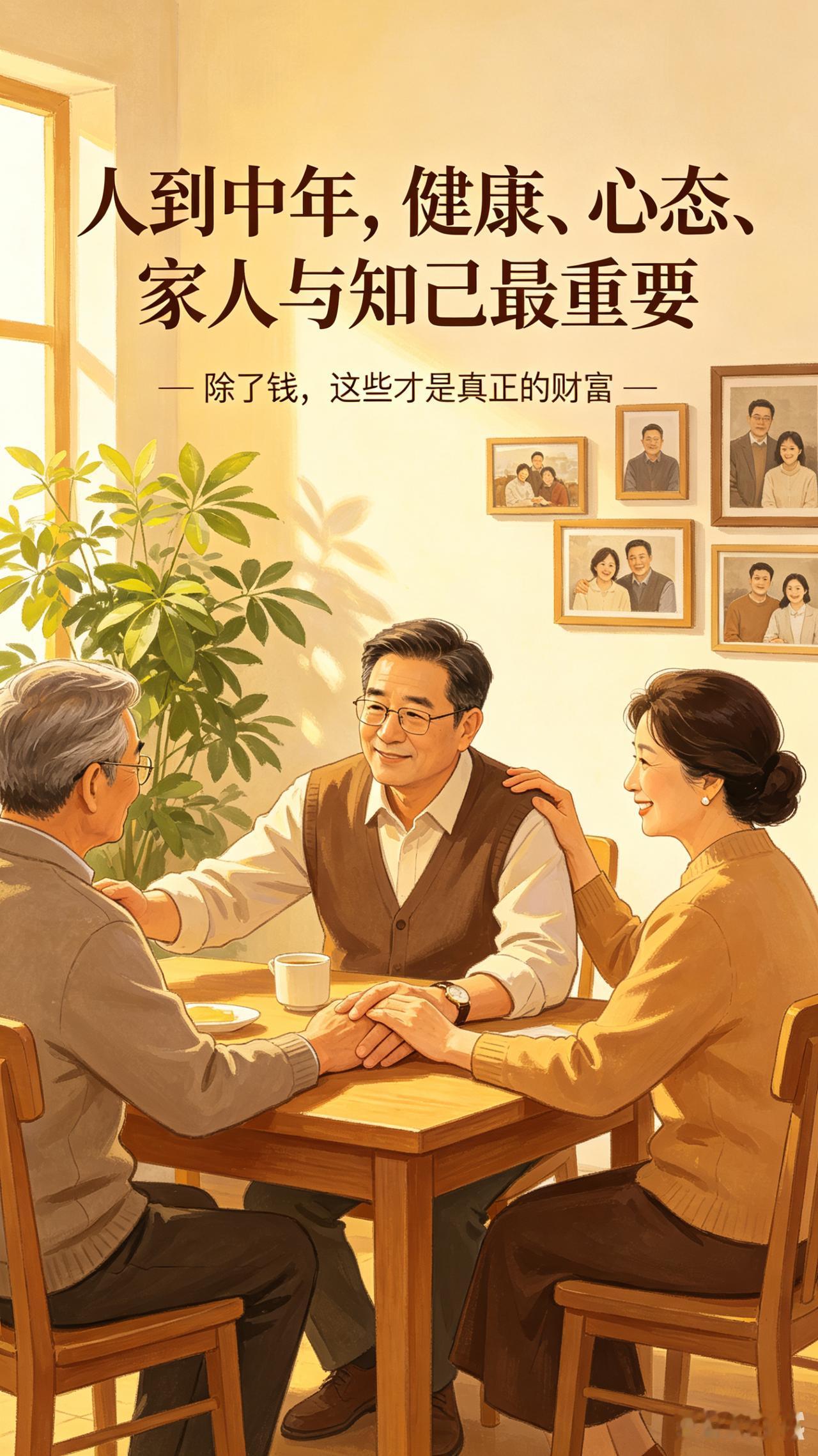 人到中年，走过半生风雨，渐渐明白钱财只是生活的底气之一，真正支撑我们安稳度日、内