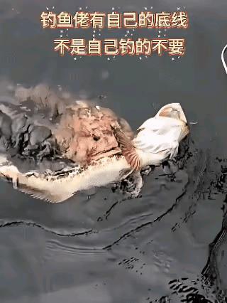 钓鱼佬还是能守住自己底线的