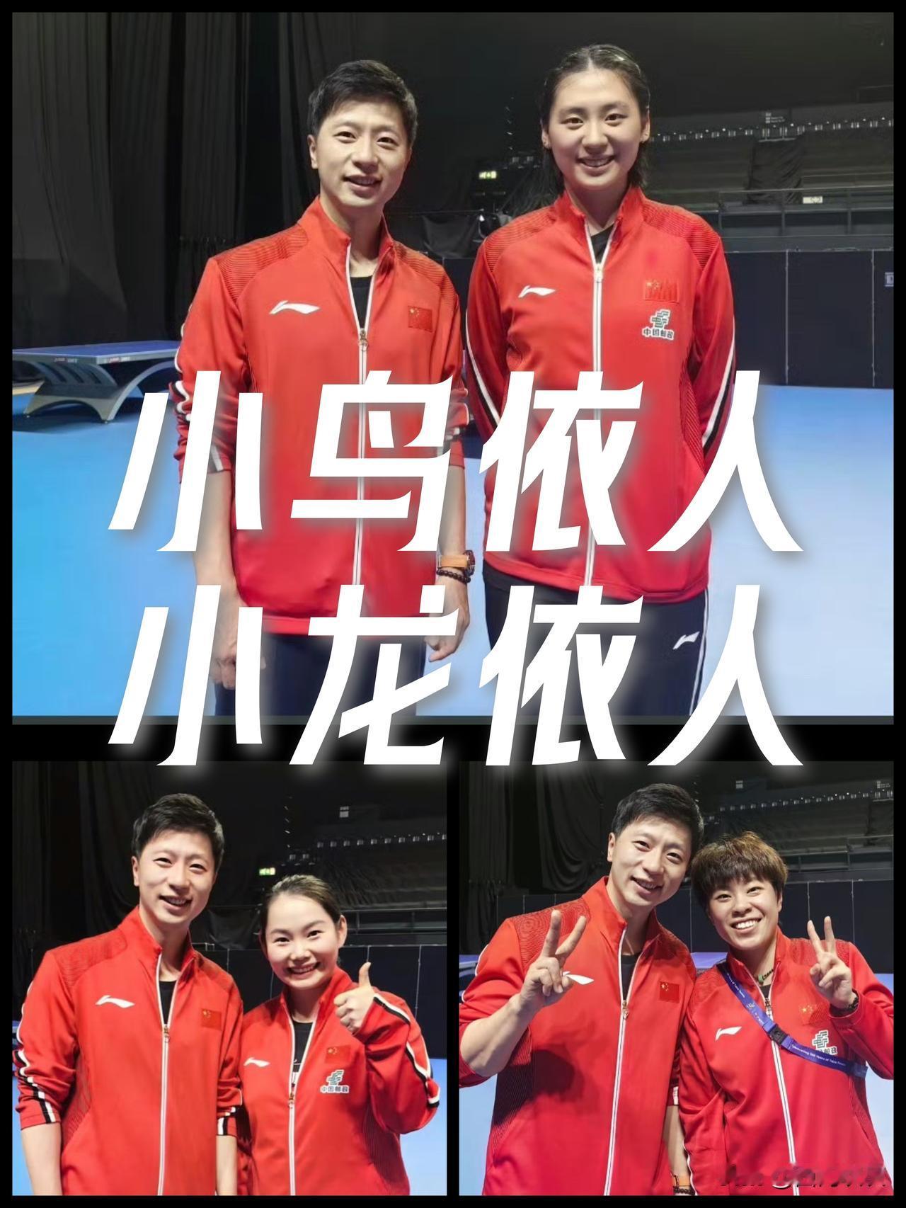 【小鸟依人与“小龙”依人！】

马龙身高175，体态匀称！看上去得180！

跟