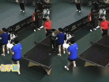 王楚钦喊莎莎“包子姐”，

王楚钦给莎莎说自己肚子疼。

说的就是他们在总决赛混
