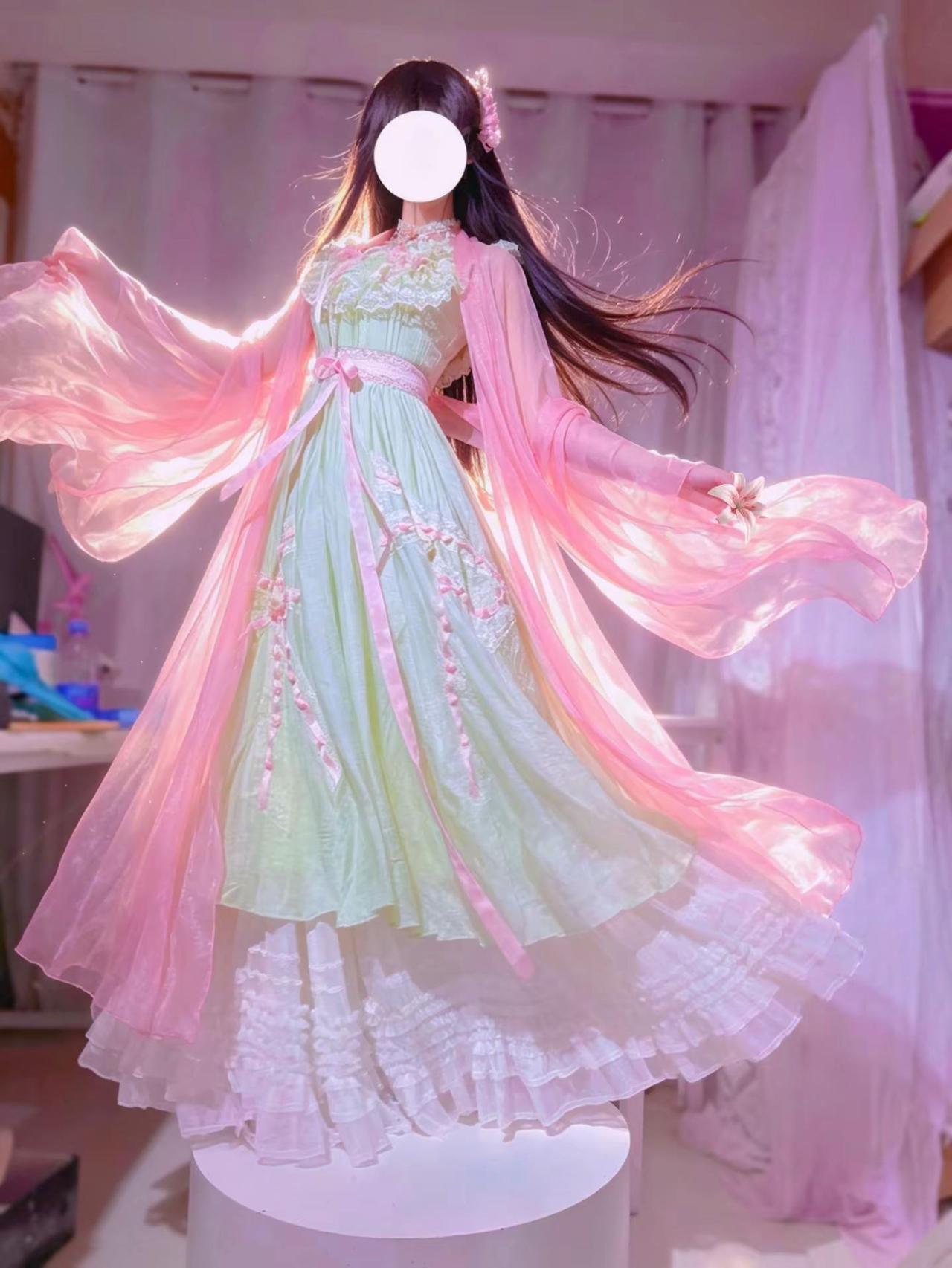 人生就是一场巨大的塞翁失马焉知非福少女的裙摆 少女的裙摆可以撑起整个夏天 粉绿蕾