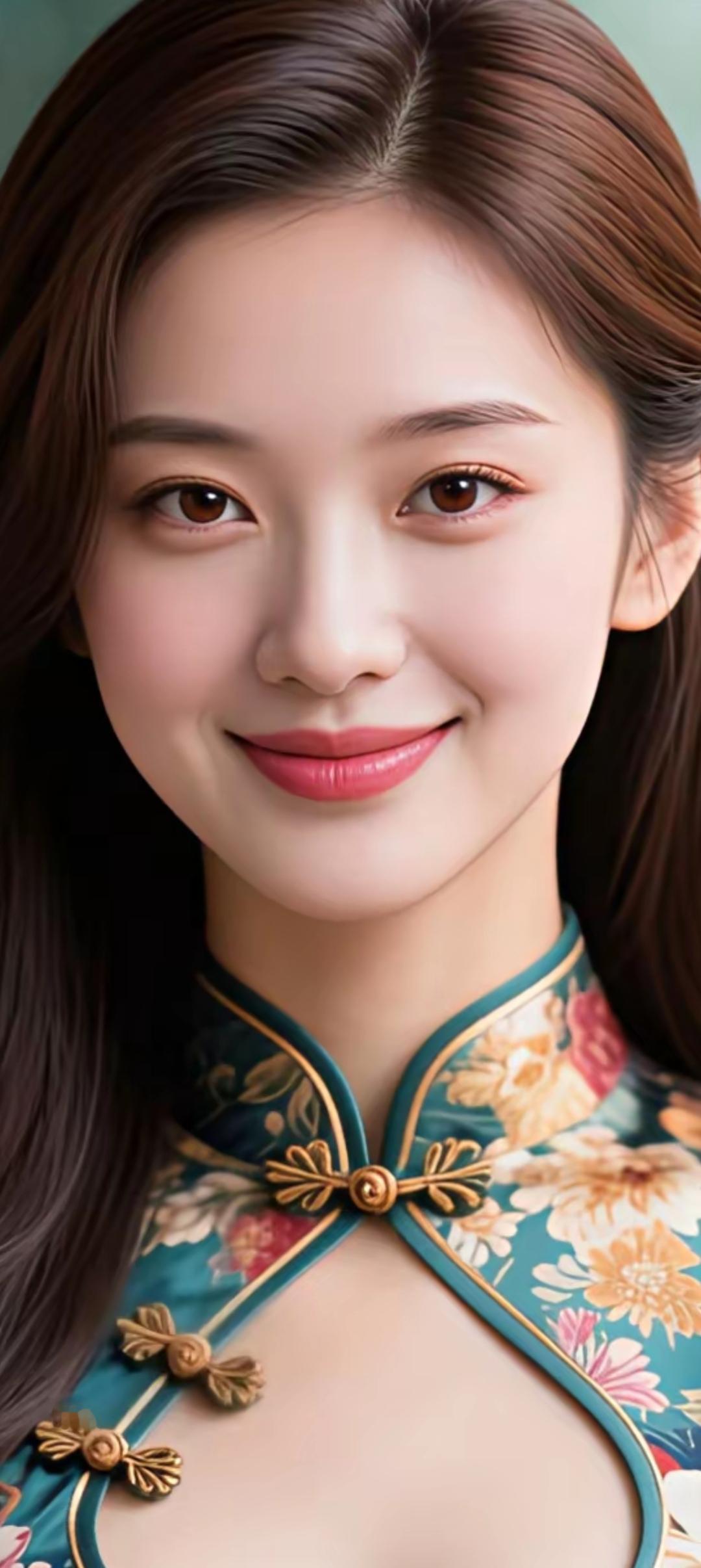 温柔甜美的东方美人，花枝招展的旗袍，惊艳了时光！🌸💄👗