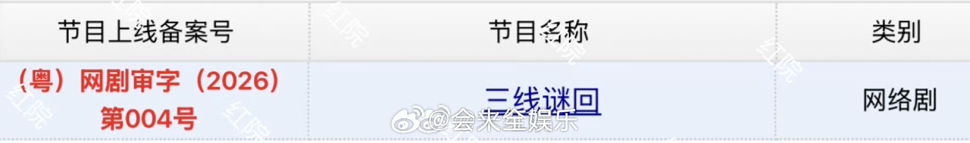 终于等到《三线谜回》[苦涩][苦涩][苦涩]三线谜回过审下证了孟子义王弘毅新剧下