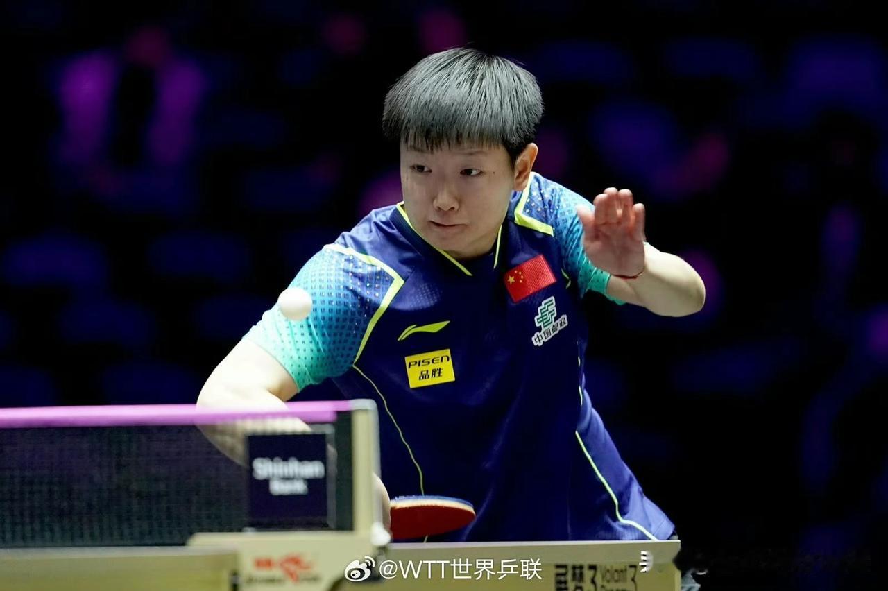莎莎、大胖率先晋级决赛
女单半决赛：孙颖莎🇨🇳4-0王艺迪🇨🇳
男单半决