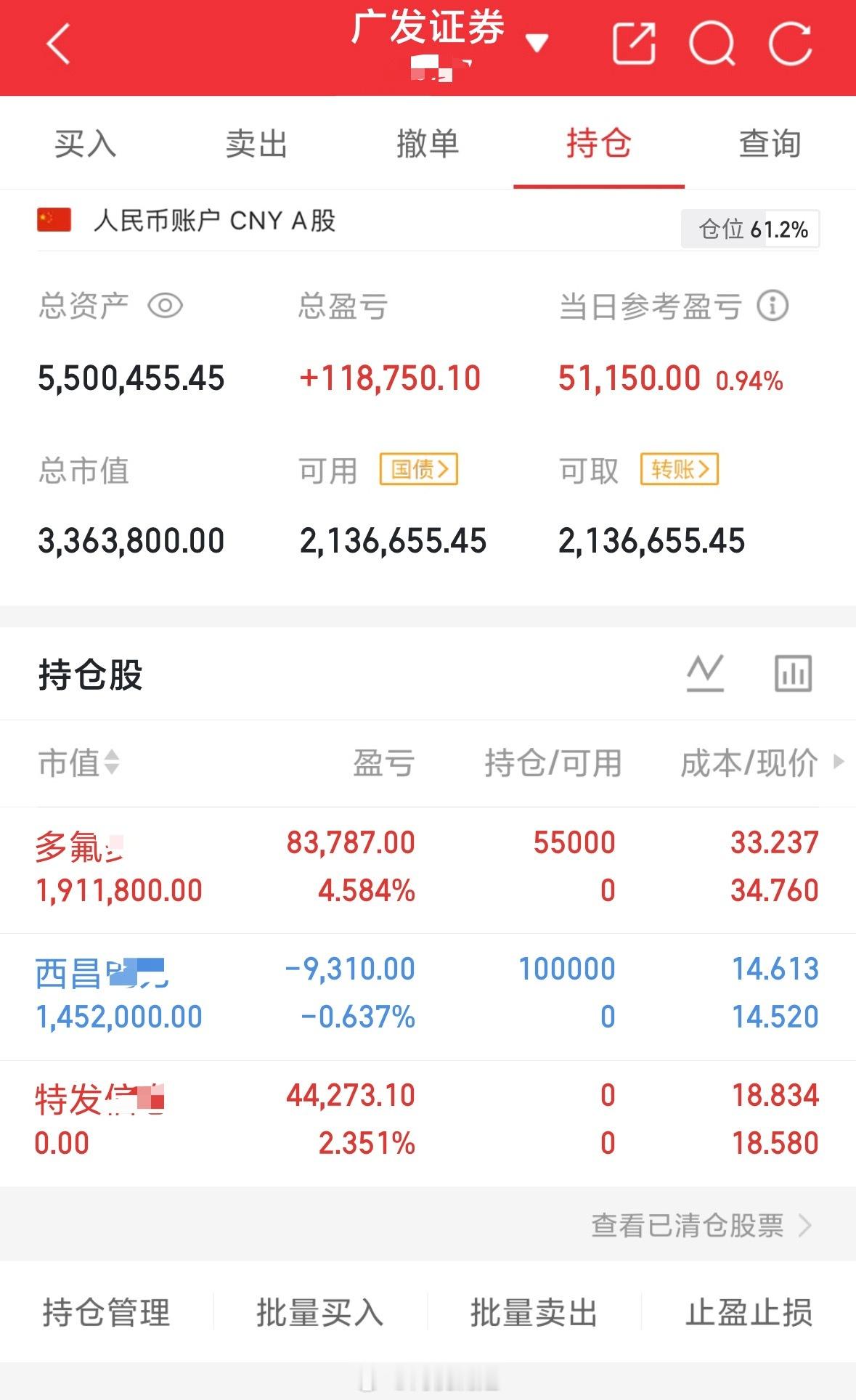 根据自己节奏来每天真实更新操作，绝无半点水分！ 个人操作：下图  当机立断，该割