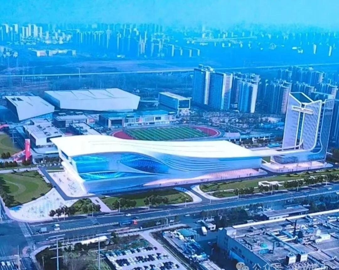 合肥新站区将新建冰雪场馆，网传效果图曝光，位于合肥地铁4号线底站，少荃体育中心西