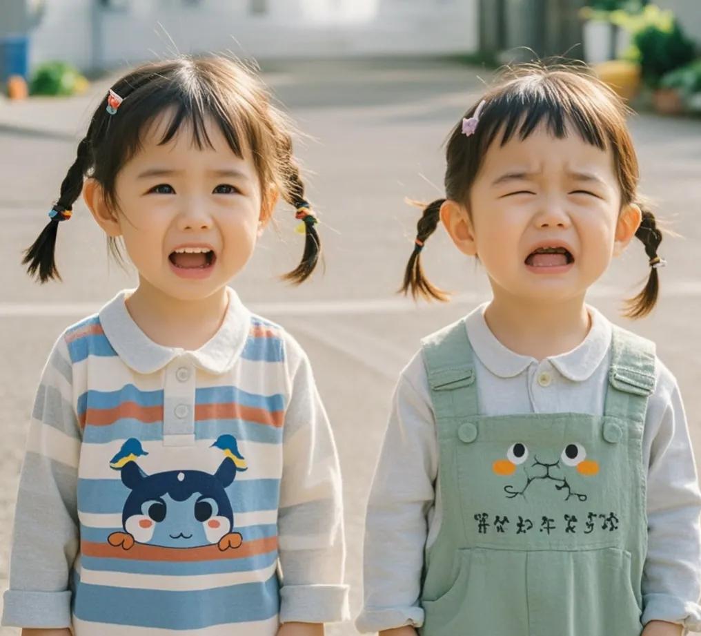 上幼儿园哭和不哭性格上的区别：

上幼儿园时哭与不哭的孩子在性格上可能存在以下一