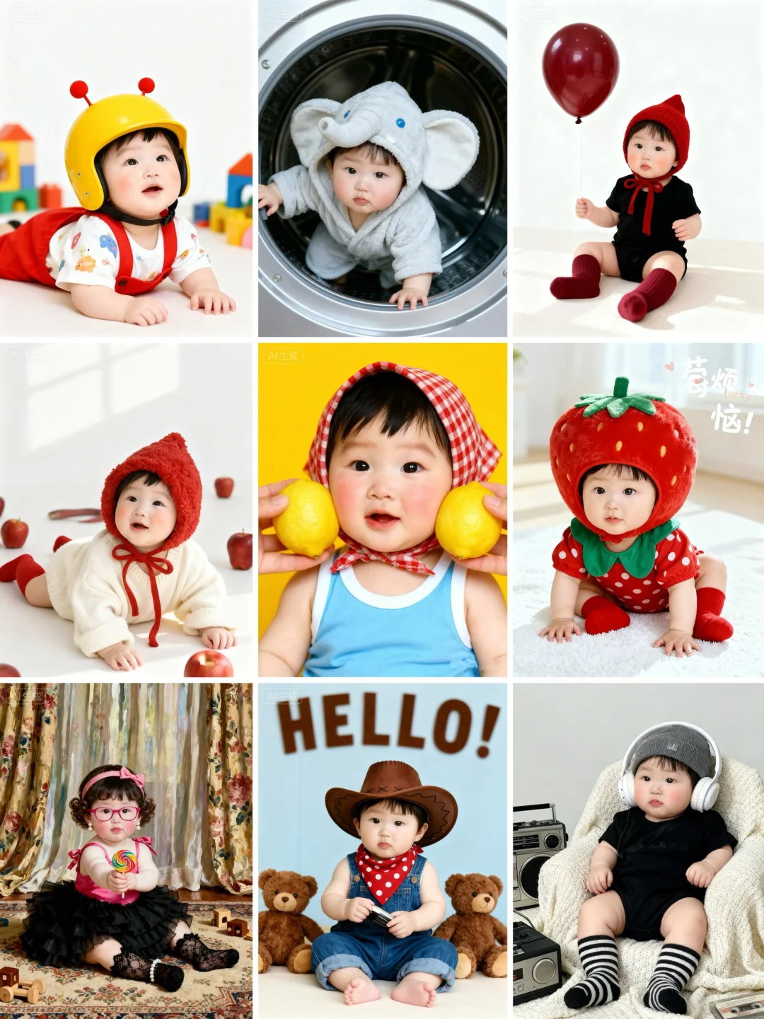 宝宝AI写真🧸手把手教你get影楼同款