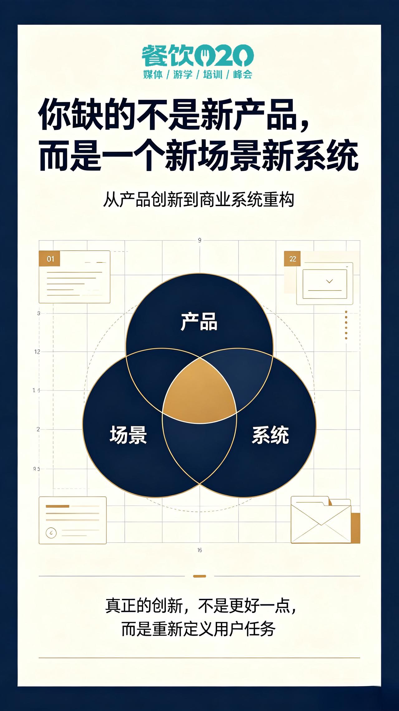 你缺的不是新产品，而是一个新场景新系统
竞争的本质，是“任务争夺战”：用户购买的