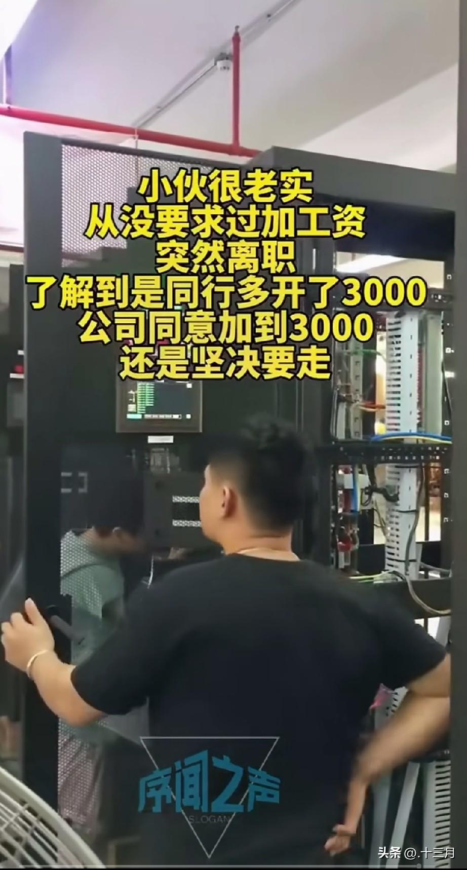 美女老板看着即将离职的员工非常感慨，多么老实的小伙，从大学毕业后就来工厂上班。从