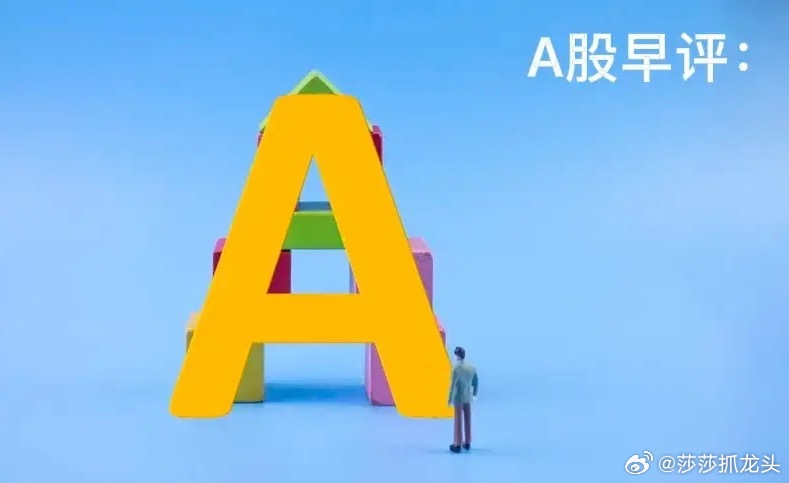 早评： A股马上就要开盘了，关于今天的行情，莎莎再给大家重点分享几个观点第一，昨