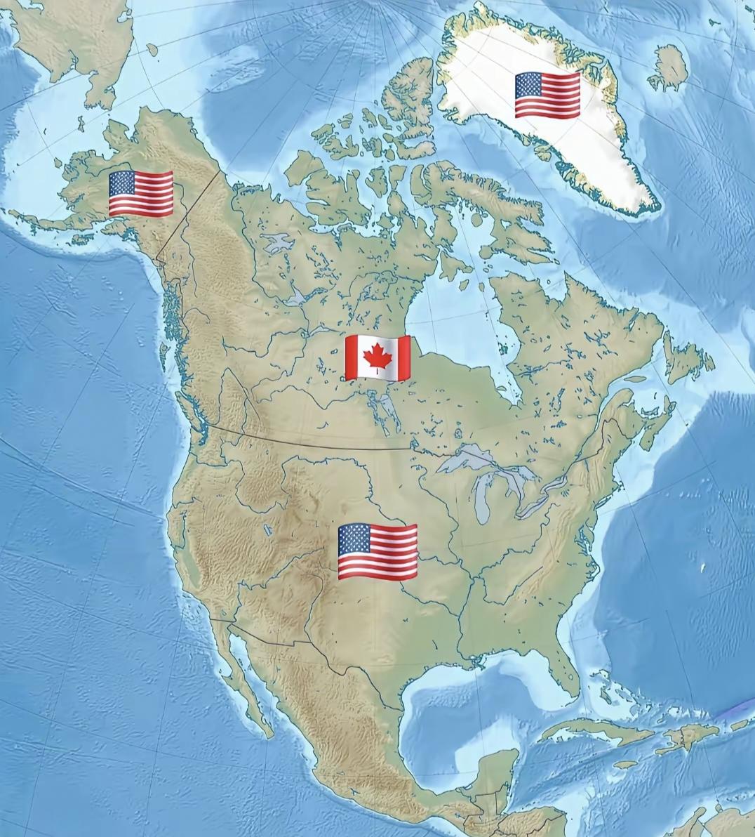 美国吞并格陵兰加拿大，也绝不会止步，还会有下一个目标
 
特朗普政府对格陵兰岛的