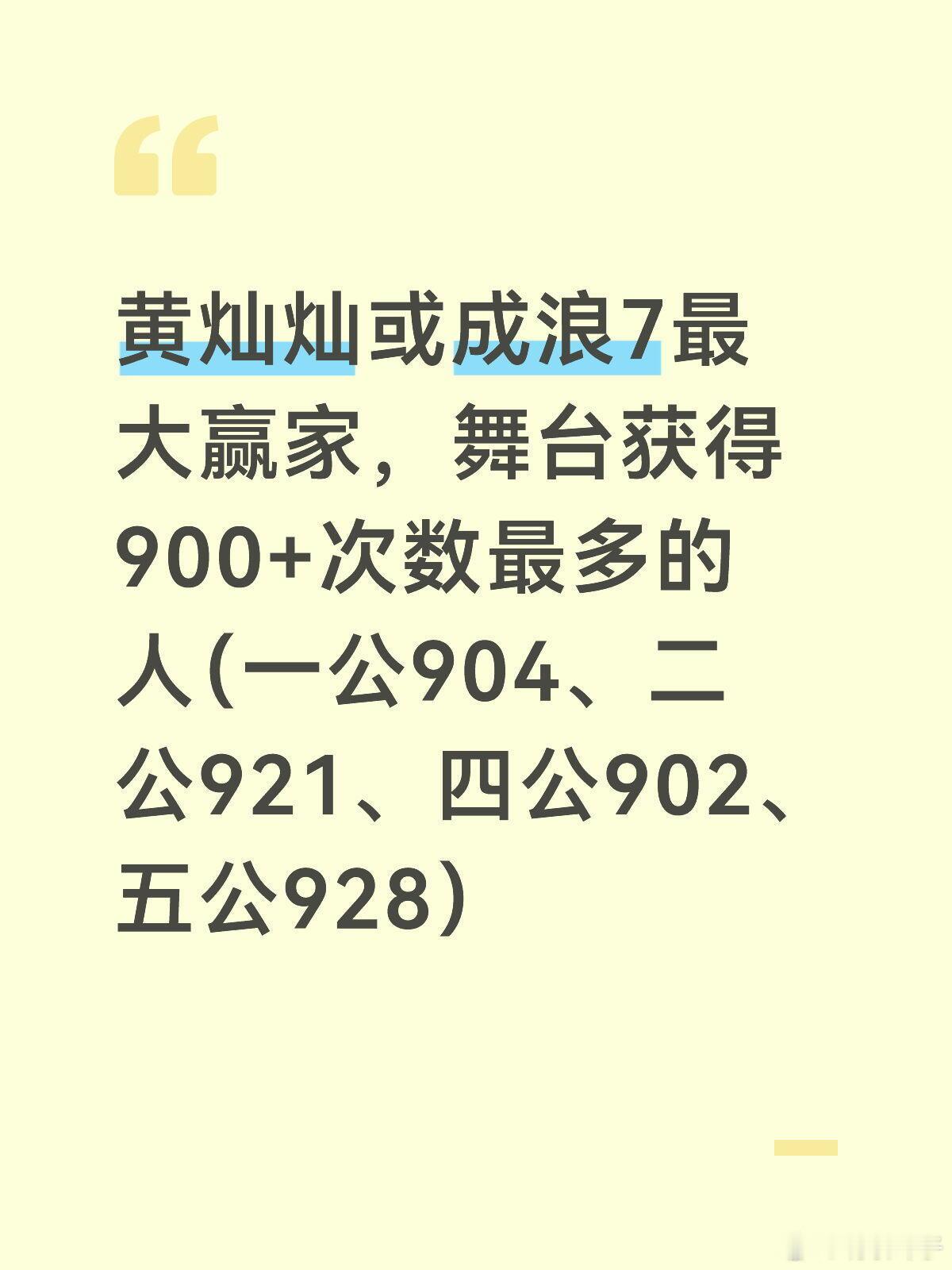 黄灿灿你牛黄灿灿或成浪7最大赢家 