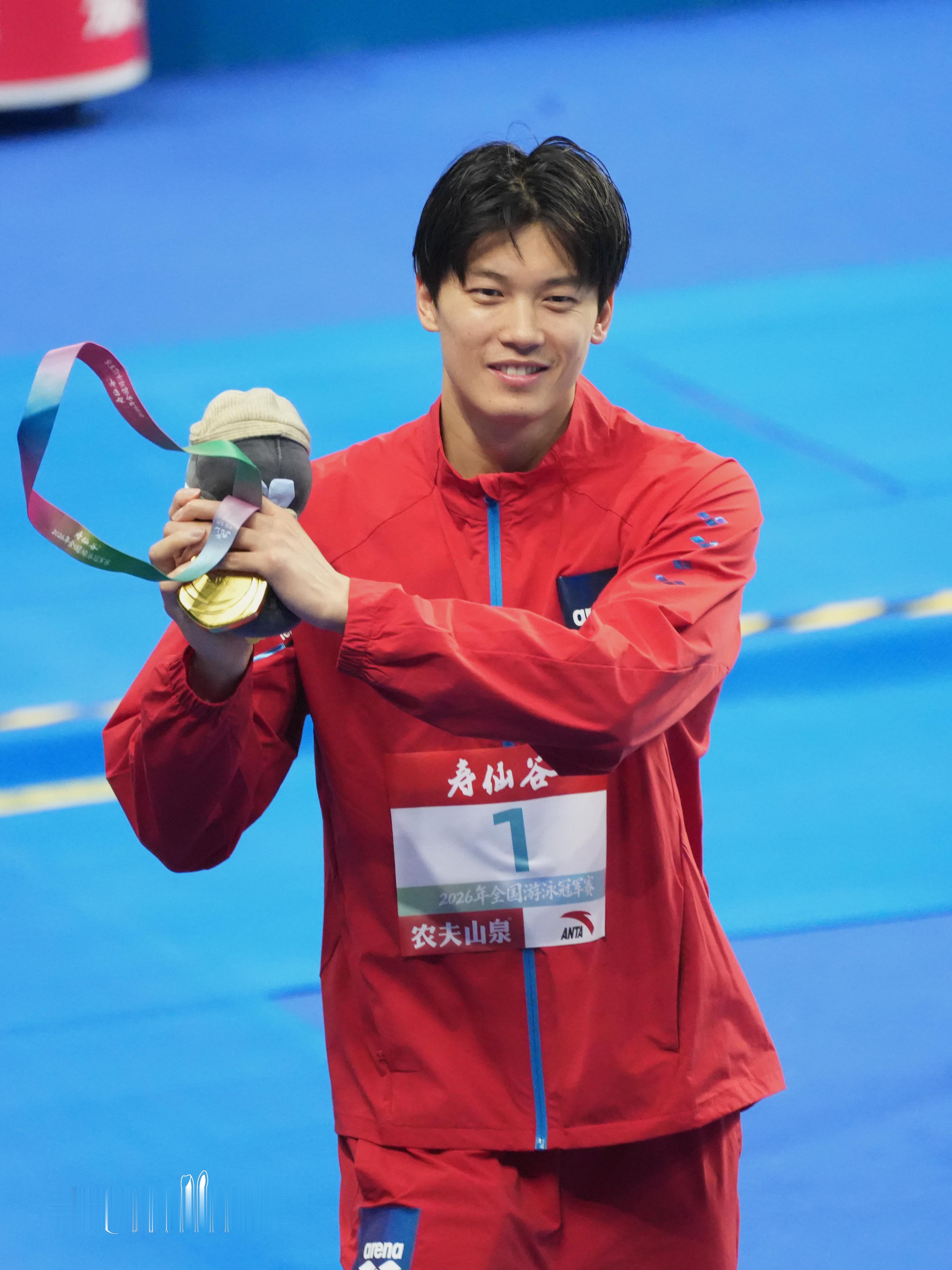 古风小兔有礼啦汪顺2026年全国游泳冠军赛