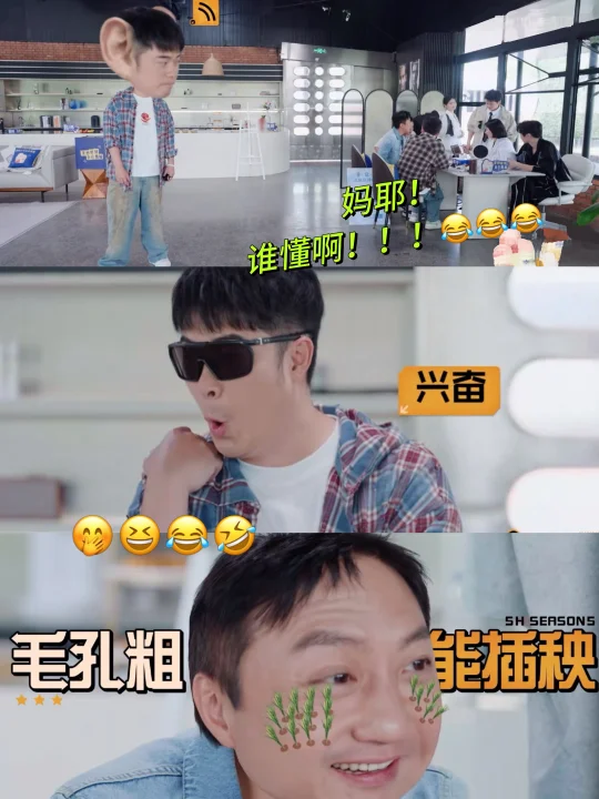 黑头大小姐和秧哥毛孔能插秧这段真崩不住！