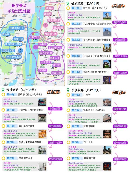 谁懂啊！被自己做的长沙旅游攻略满意到睡不