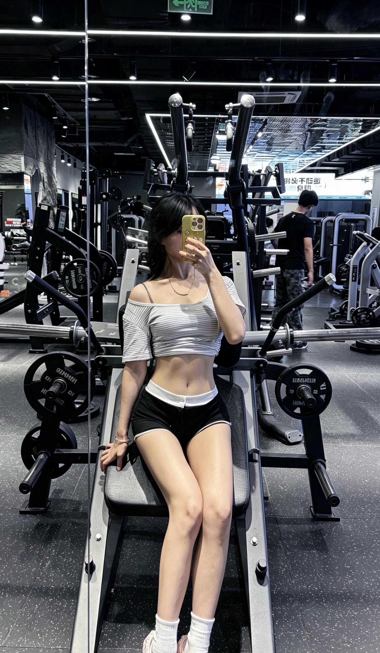 骗你的，其实我去健身房根本不是为了健身，只是为了偷看几眼那个健身房胸肌最大的小帅