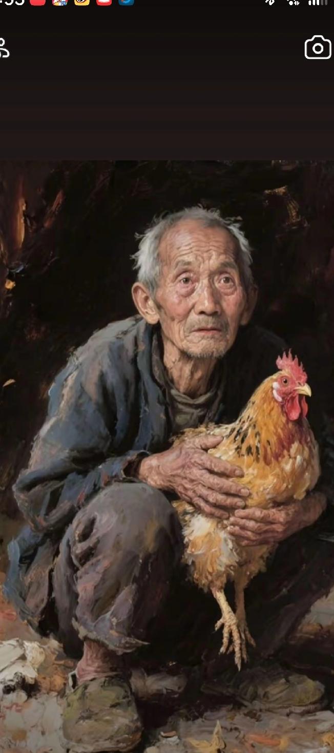 这位老人是卖下蛋鸡给老伴看病的，你若买爷爷的鸡会还价吗？