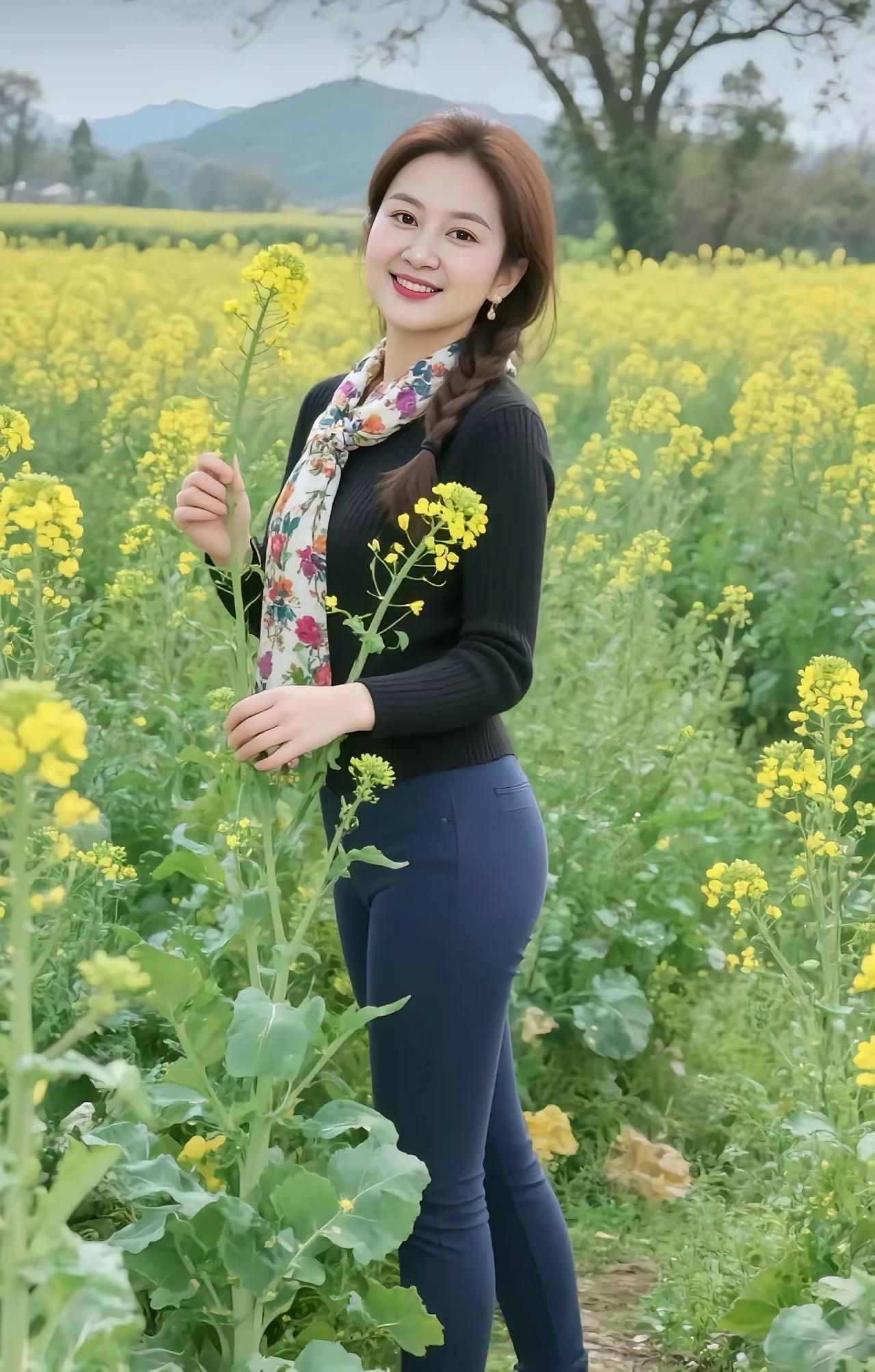 春天里的气息迎面而来，感觉就像被大自然温柔拥抱。
风变得软乎乎的，天也蓝得像被洗