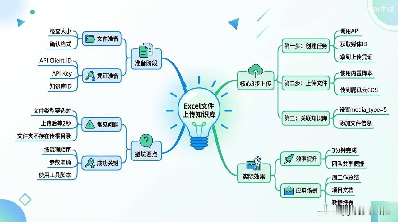 3步搞定！Excel文件秒传知识库，办公效率翻倍

今天帮同事解决了一个头疼问题