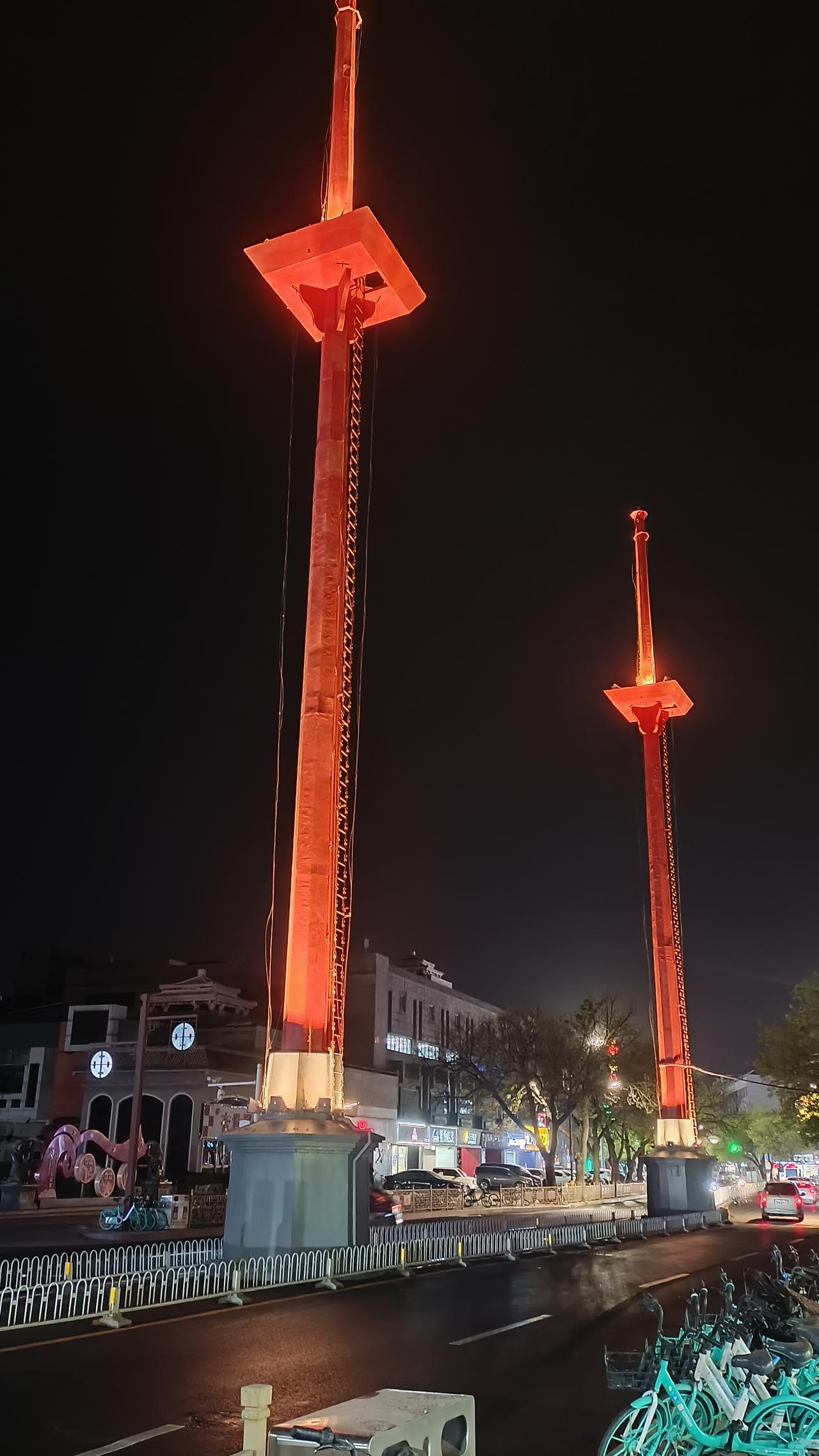 直隶总督署的大旗杆亮了!

保定裕华路，春雨初歇，空气清新通透。

直隶总督署的