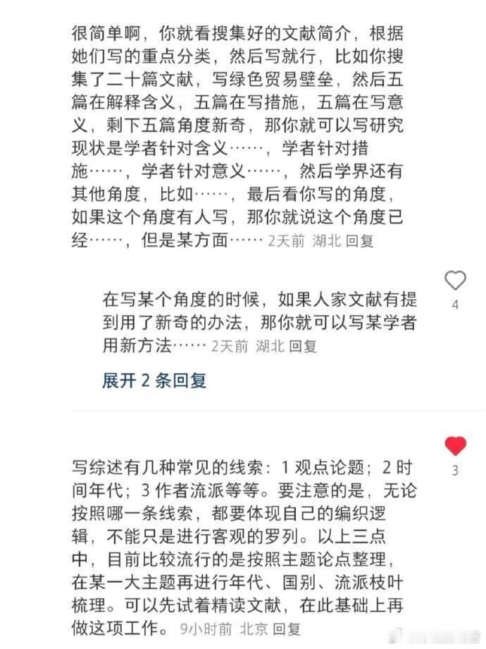 我就说吧 文献综述大佬在民间 
