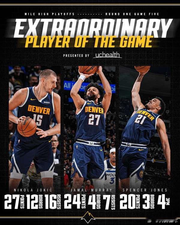 防守发力！掘金G5送出16次抢断，刷新队史季后赛抢断纪录04月28日 NBA季后