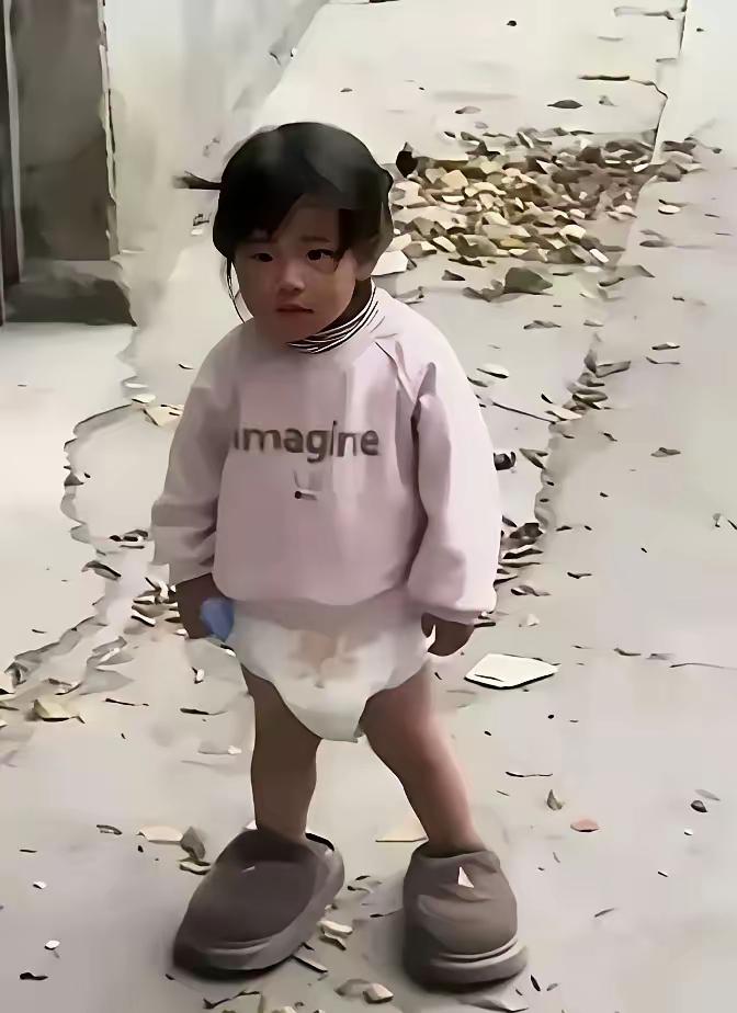 心疼！河南城郊，离婚半年后，女子偷偷去看4岁的女儿，却远远看见孩子穿着尿不湿，上