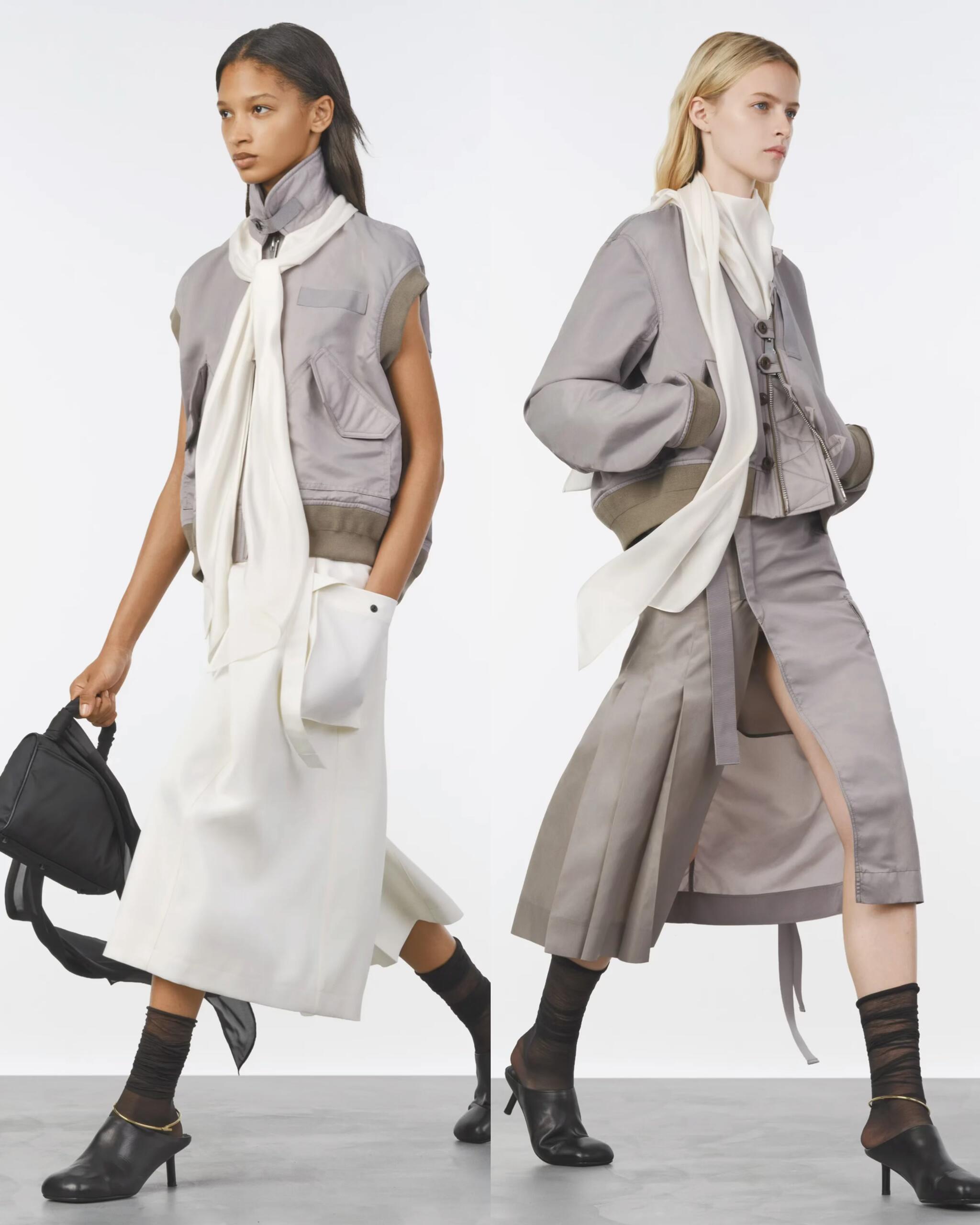 Sacai 2027春夏女装时尚灵感解读时尚头排客