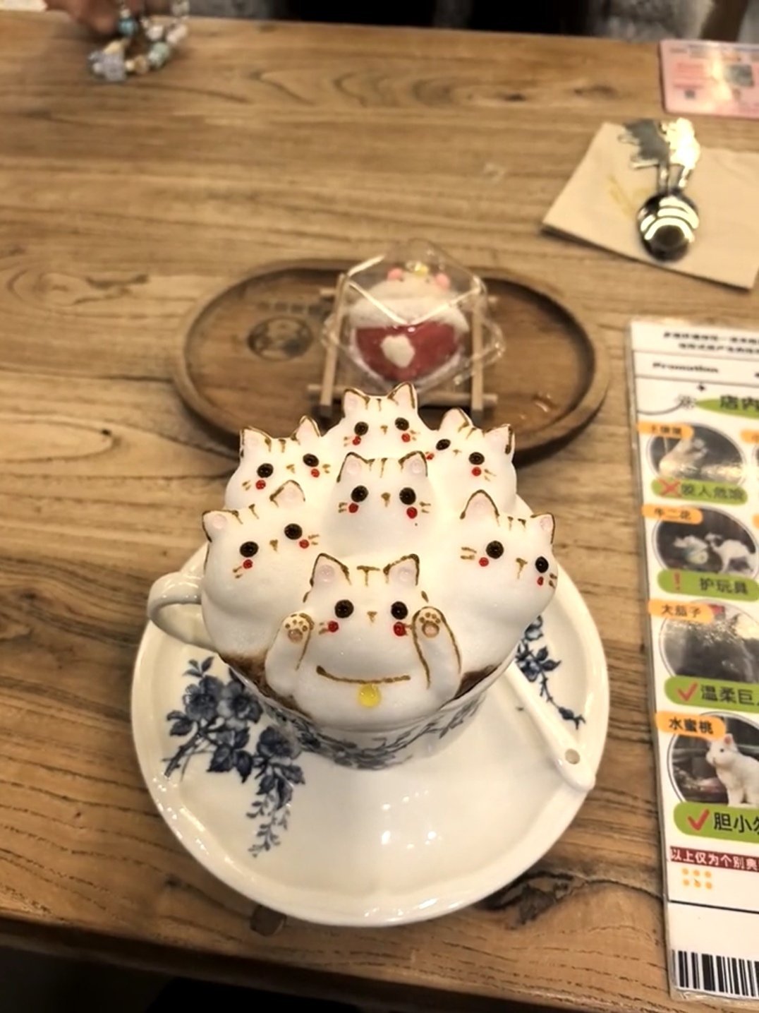 这种好看的猫猫头咖啡给我来一杯