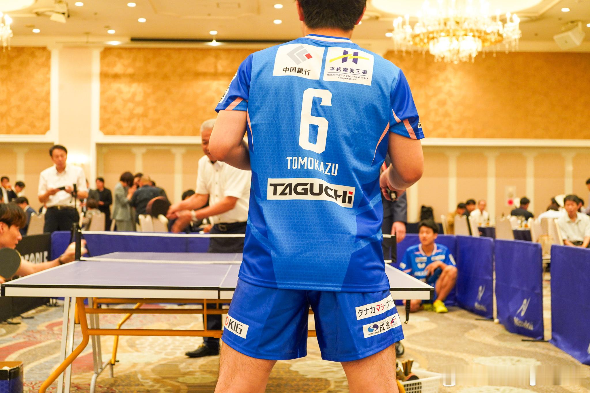 赞助商TAGUCHI / 田口工业：张本智和选手在冈山！昨晚的冈山Rivets壮