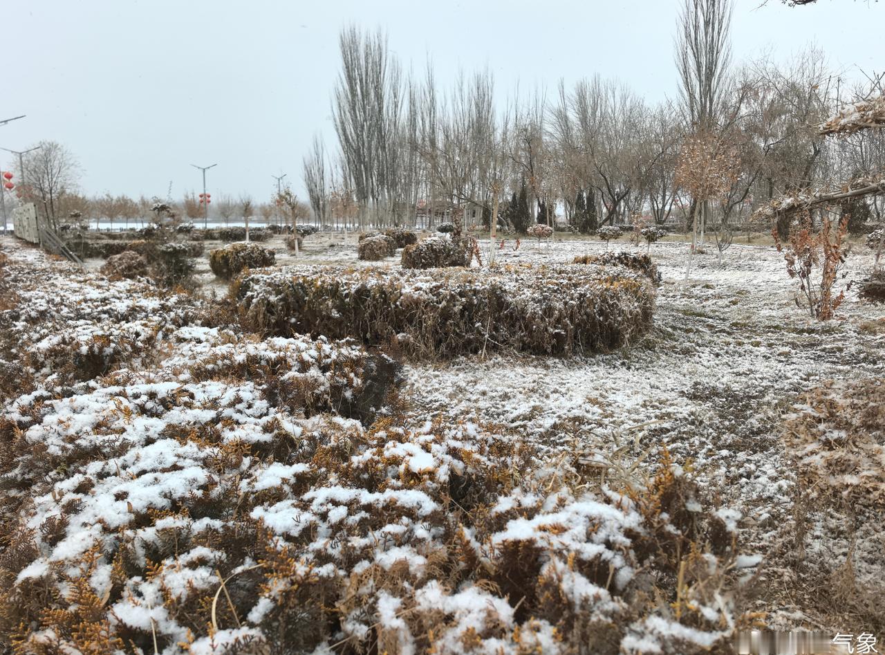 2026年1月1日，新疆民丰县迎来了初雪。初雪如同时间的信使，轻轻地告诉我们，冬