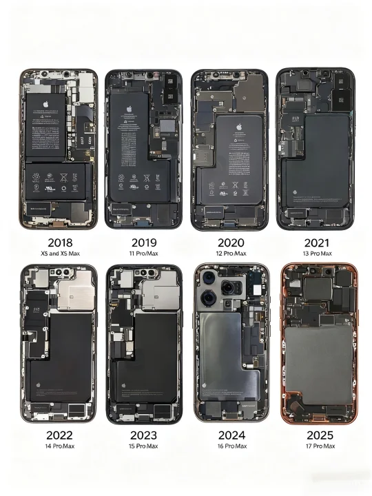 iPhone历代内部结构设计变化，你用过哪款？
