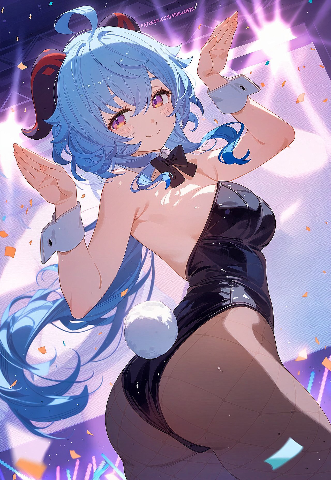 甘雨兔兔！cr:画师 sidillusts#原神##原神5.0版本##超话创作官