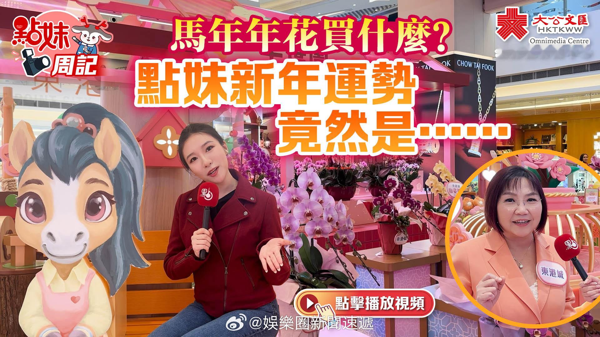 过大年 马年年花 年花 「點妹周記｜马年 年花買什麼？点妹 新年運勢竟然是⋯⋯ 