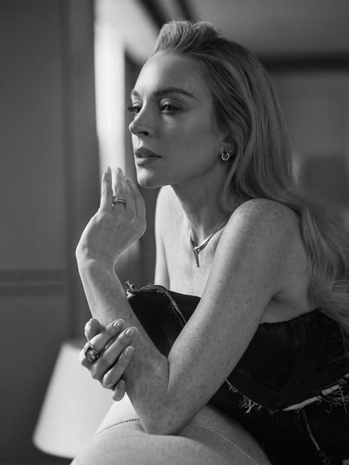 Lindsay Lohan林赛罗韩之前为《New York》杂志Culturat