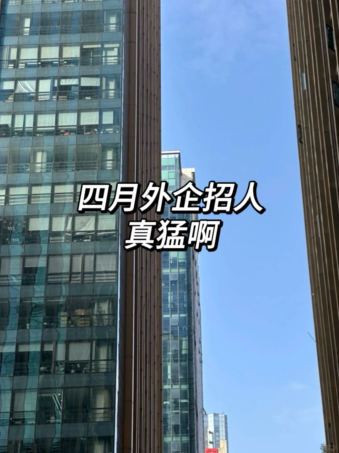 4月外企招人这势头，是一点没减弱啊