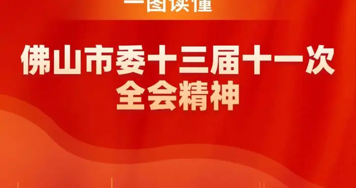 一图读懂佛山市委十三届十一次全会精神