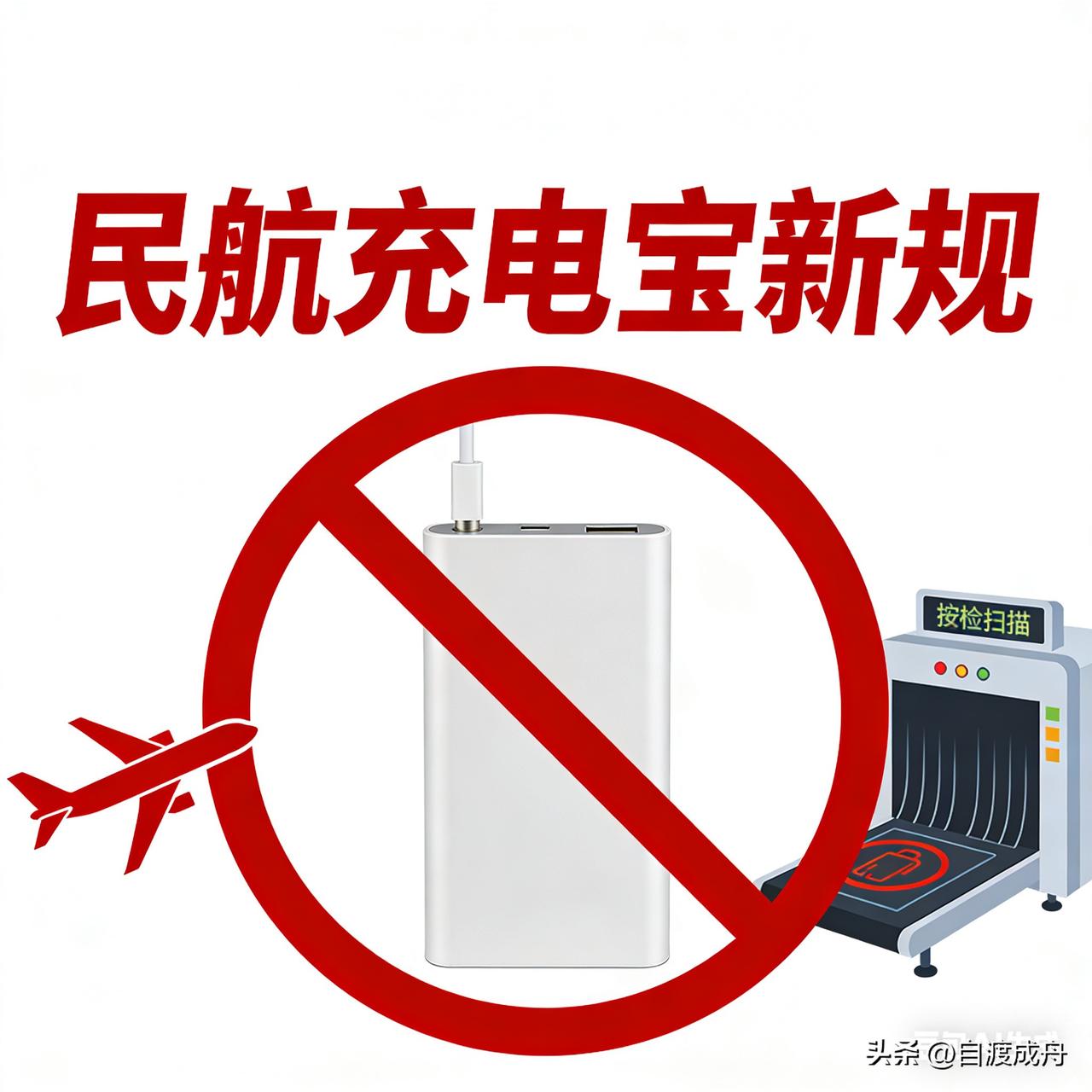 民航新规炸锅！每人只能带2个充电宝，坐飞机再踩坑就亏大了

家人们，坐飞机的注意